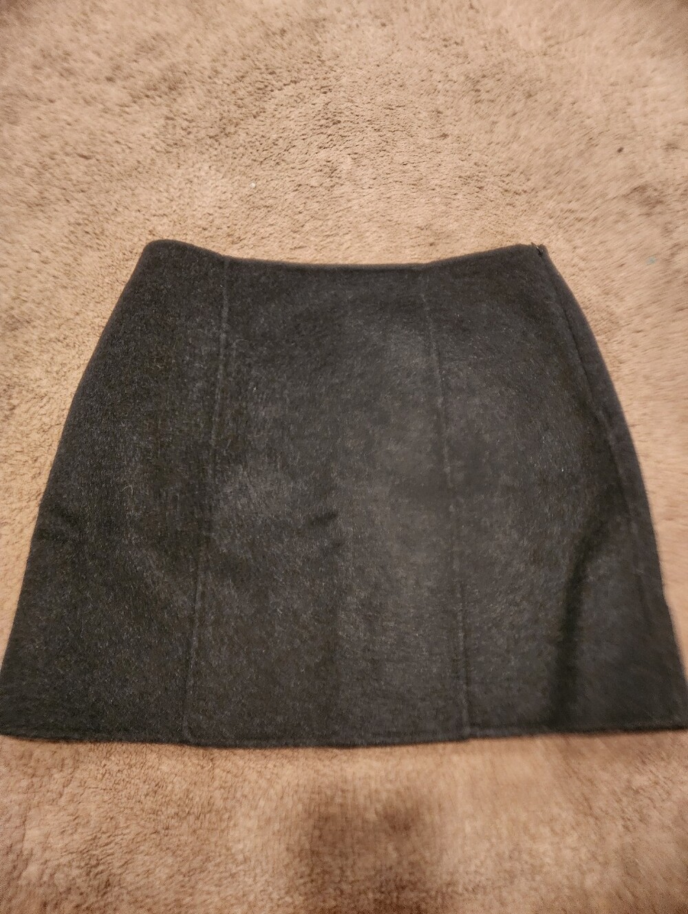 Alex Mill Mini Wool Charcoal Gray Skirt, Sz 6